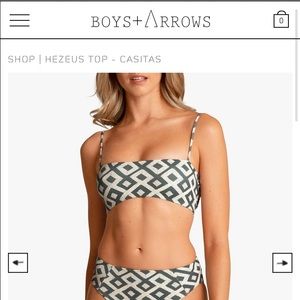 Boys and Arrows bikini top